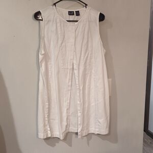 Gap Women's Sleeveless Blouse, Linen Sz L